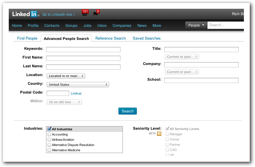 Find B2B Leads Through LinkedIn Advanced Search