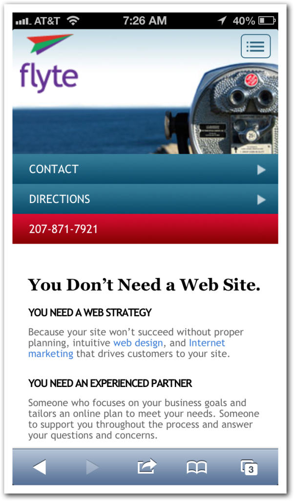 Mobile Site with WP-Touch