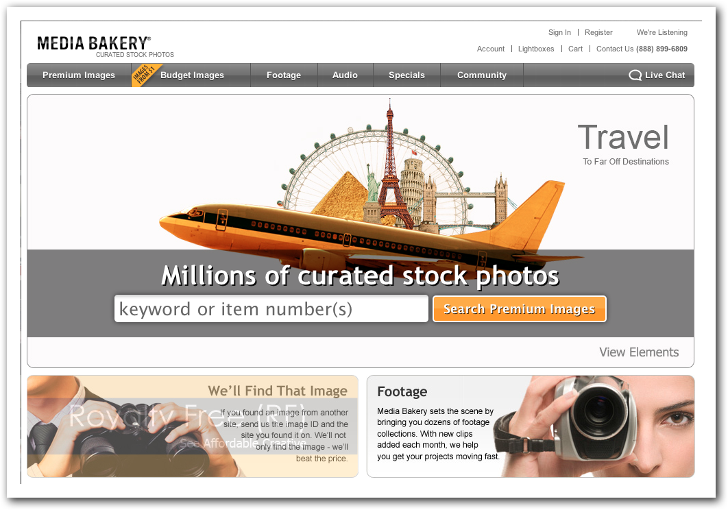 Media Bakery - Stock Photo Site