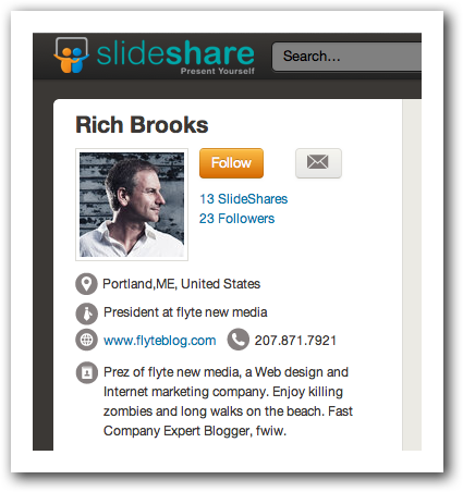 SlideShare Profile