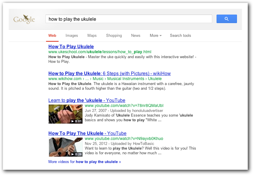 Video Results at Google