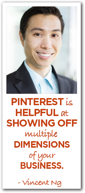 Vincent Ng on Pinterest Marketing